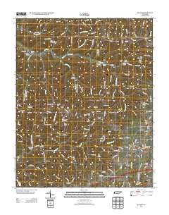 Baxter 2013 topographic map thumbnail