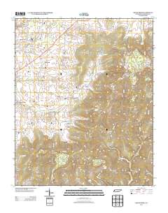 Beans Creek 2013 topographic map thumbnail