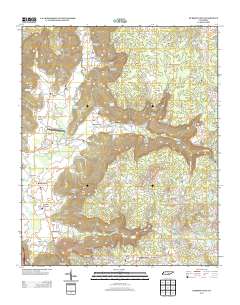 Burrow Cove 2013 topographic map thumbnail
