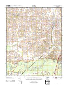 Brownsville 2013 topographic map thumbnail