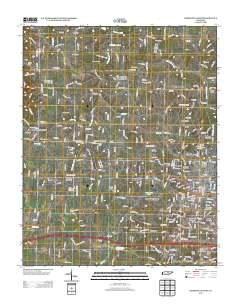 Cookeville West 2013 topographic map thumbnail