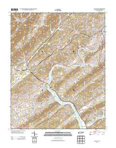 Clinton 2013 topographic map thumbnail