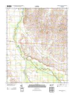 Chestnut Bluff 2013 topographic map thumbnail