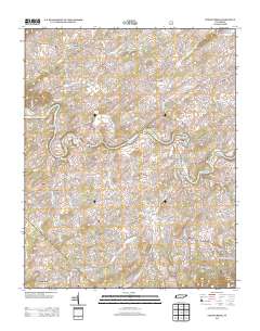 Cedar Creek 2013 topographic map thumbnail