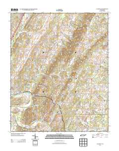 Calhoun 2013 topographic map thumbnail