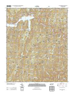 Caney Creek 2013 topographic map thumbnail