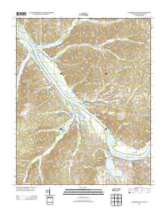 Cumberland City 2013 topographic map thumbnail