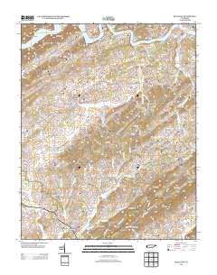 Bulls Gap 2013 topographic map thumbnail