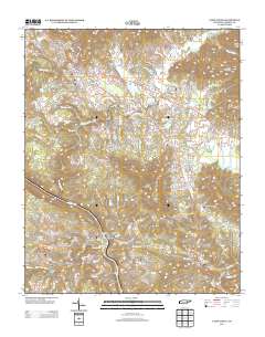 Camp Austin 2013 topographic map thumbnail