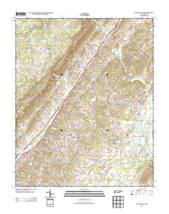 Evensville 2013 topographic map thumbnail
