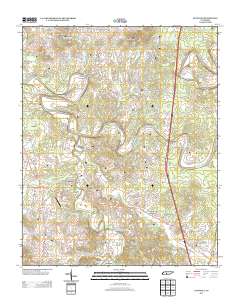 Glendale 2013 topographic map thumbnail