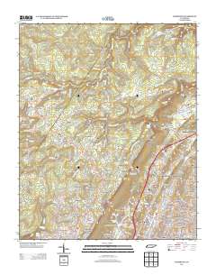 Fairmount 2013 topographic map thumbnail