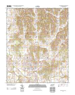 Fayetteville 2013 topographic map thumbnail