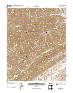 Fork Ridge 2013 topographic map thumbnail