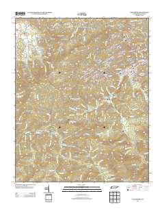 Gatlinburg 2013 topographic map thumbnail