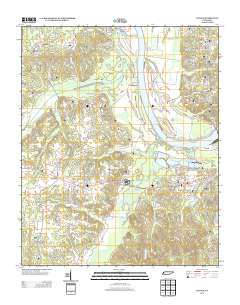 Counce 2013 topographic map thumbnail