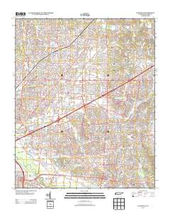Ellendale 2013 topographic map thumbnail