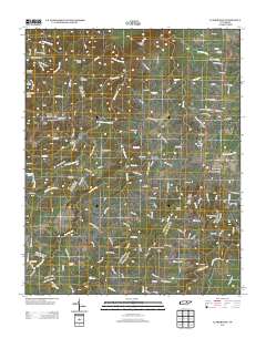 Clarkrange 2013 topographic map thumbnail