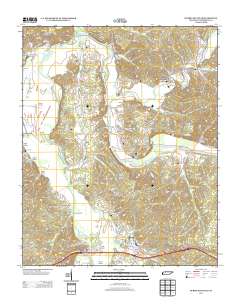 Hurricane Mills 2013 topographic map thumbnail