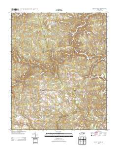Honey Creek 2013 topographic map thumbnail