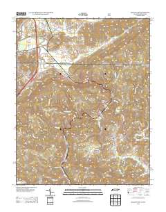 Jellico East 2013 topographic map thumbnail