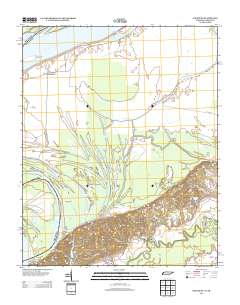 Golddust 2013 topographic map thumbnail
