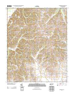 Hornbeak 2013 topographic map thumbnail