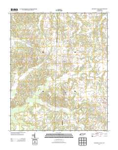 Hickory Valley 2013 topographic map thumbnail