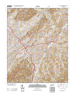 Johnson City 2013 topographic map thumbnail