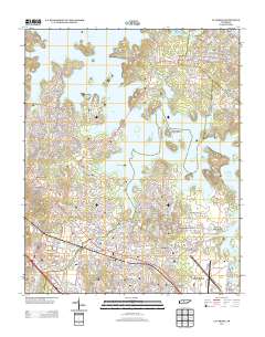 La Vergne 2013 topographic map thumbnail