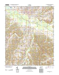 Jackson South 2013 topographic map thumbnail