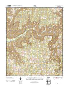 Lonewood 2013 topographic map thumbnail