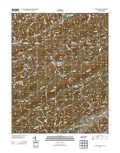 Looneys Gap 2013 topographic map thumbnail