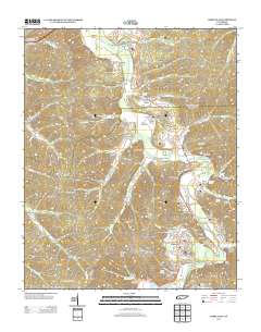 Lobelville 2013 topographic map thumbnail