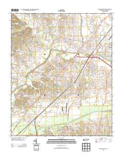Millington 2013 topographic map thumbnail