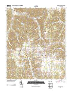 Hohenwald 2013 topographic map thumbnail