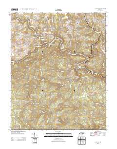 Lancing 2013 topographic map thumbnail