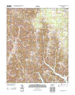 Lynchburg East 2013 topographic map thumbnail