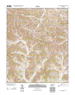Lynchburg West 2013 topographic map thumbnail