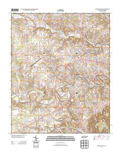McMinnville 2013 topographic map thumbnail