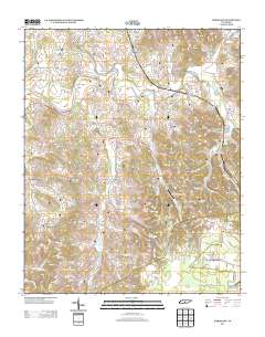 Normandy 2013 topographic map thumbnail