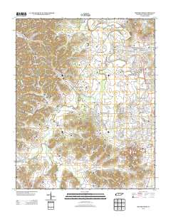 Leipers Fork 2013 topographic map thumbnail