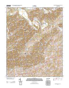 Parrottsville 2013 topographic map thumbnail