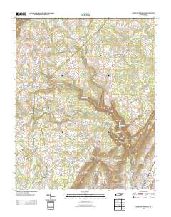 Morgan Springs 2013 topographic map thumbnail