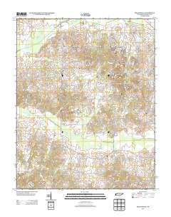 Pillowville 2013 topographic map thumbnail