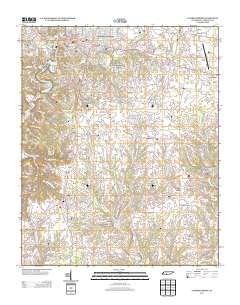 Lawrenceburg 2013 topographic map thumbnail