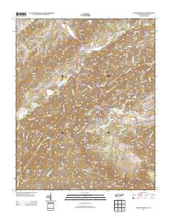Kinzel Springs 2013 topographic map thumbnail