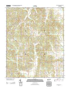 Leapwood 2013 topographic map thumbnail