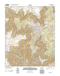 Sewanee 2013 topographic map thumbnail