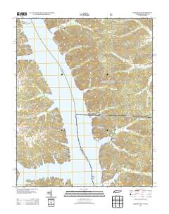 Rushing Bay 2013 topographic map thumbnail